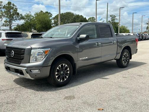 Gun Metallic 2021 Nissan Titan SV
