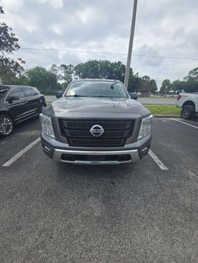 Gun Metallic 2021 Nissan Titan SV