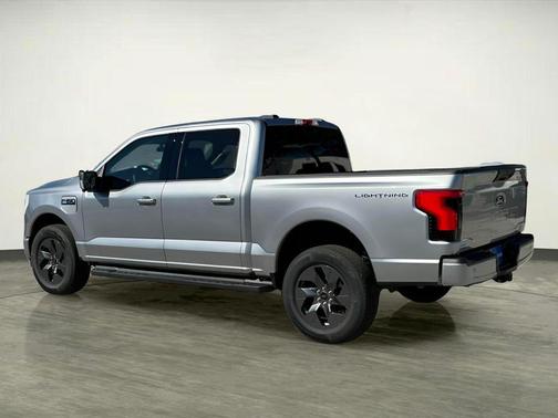 Silver Metallic 2025 Ford F-150 Lightning Flash