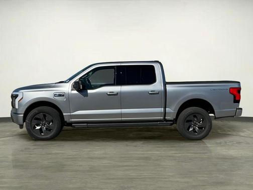 Silver Metallic 2025 Ford F-150 Lightning Flash