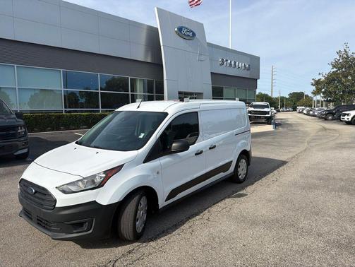Frozen White 2022 Ford Transit Connect XL Cargo Van