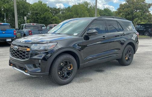 Agate Black Metallic 2026 Ford Explorer Tremor