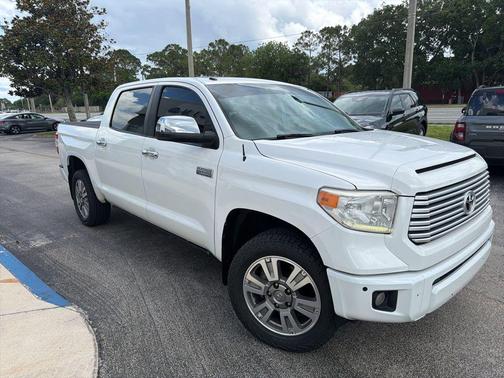 Super White 2016 Toyota Tundra Platinum