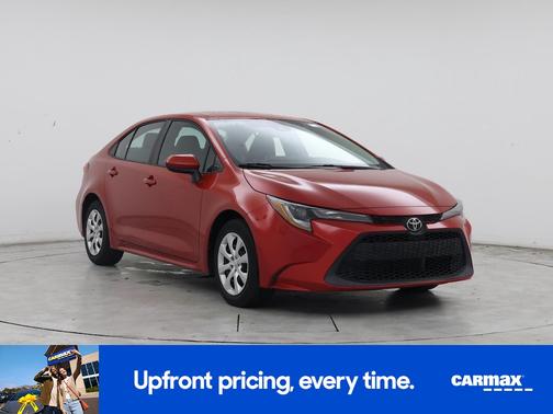 Red 2021 Toyota Corolla LE