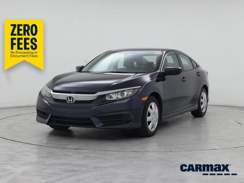 Blue 2017 Honda Civic LX