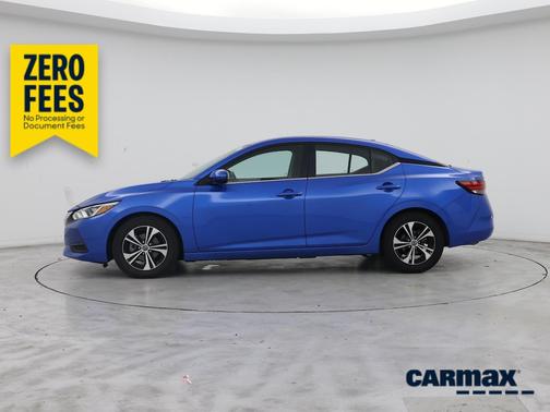 Blue 2021 Nissan Sentra SV