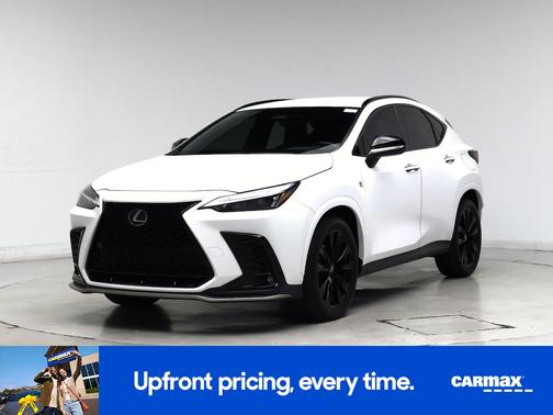 White 2022 Lexus NX 350 F-SPORT Handling