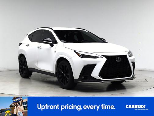 White 2022 Lexus NX 350 F-SPORT Handling