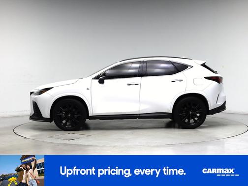 White 2022 Lexus NX 350 F-SPORT Handling
