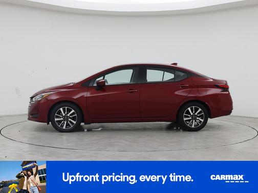 Red 2025 Nissan Versa SV