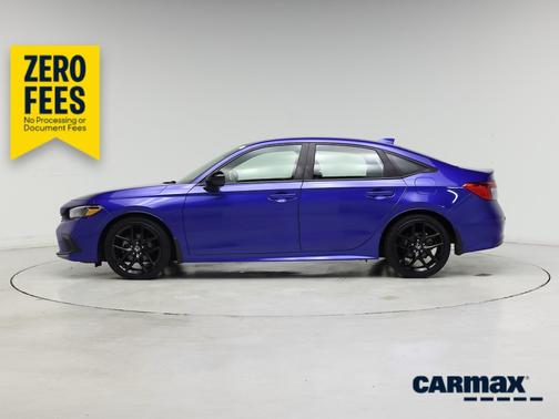 Blue 2023 Honda Civic Sport