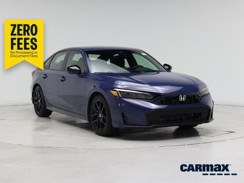 Blue 2026 Honda Civic Sport
