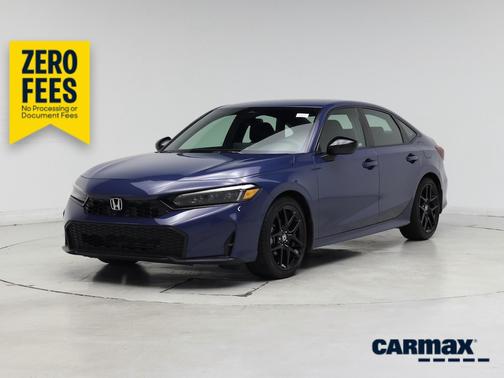 Blue 2026 Honda Civic Sport
