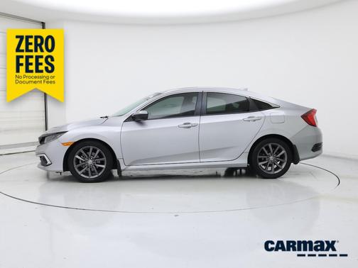 Silver 2020 Honda Civic EX