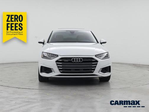 White 2021 Audi A4 Premium Plus