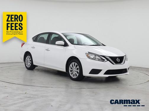 White 2019 Nissan Sentra SV