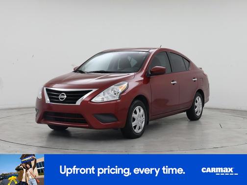 Red 2016 Nissan Versa SV