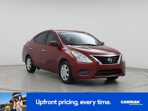 Red 2016 Nissan Versa SV