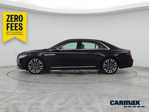 Black 2017 Lincoln Continental Reserve