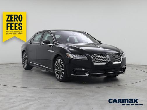 Black 2017 Lincoln Continental Reserve