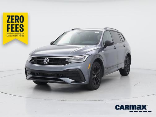 Gray 2022 Volkswagen Tiguan SE R-Line Black