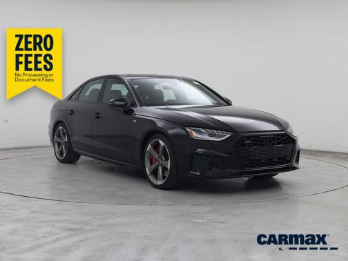 Black 2024 Audi A4 S-Line Premium Plus