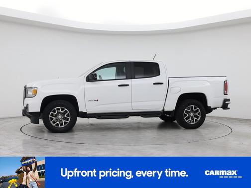 White 2022 GMC Canyon AT4 with Leather