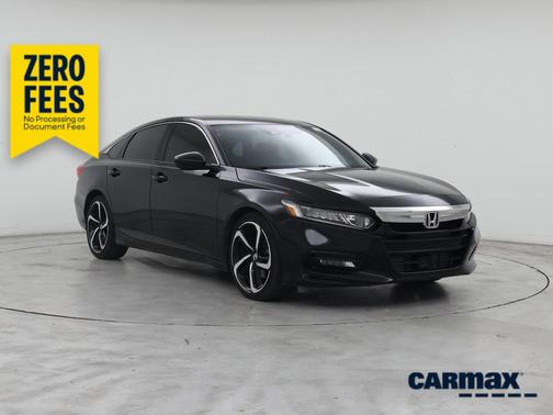 Black 2018 Honda Accord Sport