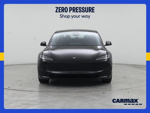 Black 2025 Tesla Model 3 Long Range