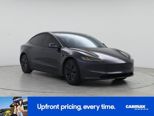 Gray 2025 Tesla Model 3 Long Range