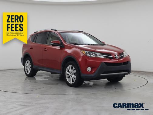 Red 2014 Toyota RAV4 Limited