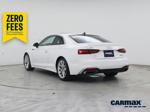 White 2023 Audi A5 S-Line Premium