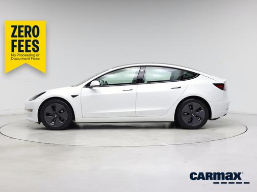 White 2021 Tesla Model 3 Long Range