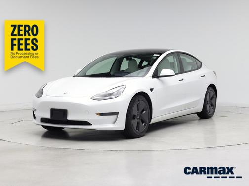 White 2021 Tesla Model 3 Long Range