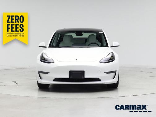 White 2021 Tesla Model 3 Long Range