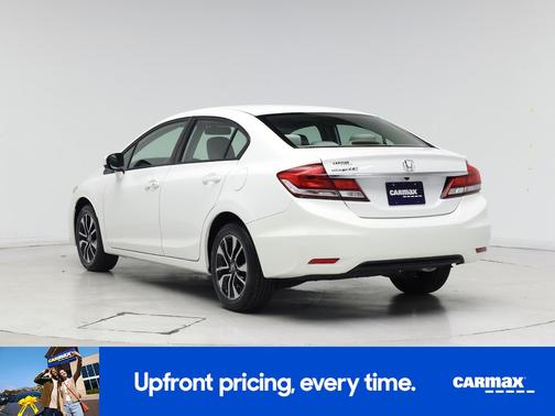 White 2015 Honda Civic EX