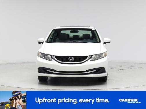 White 2015 Honda Civic EX