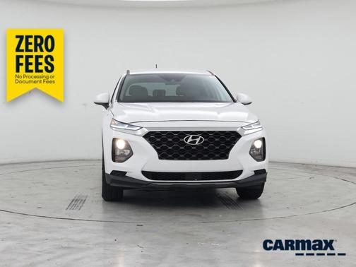 White 2019 Hyundai SANTA FE SE