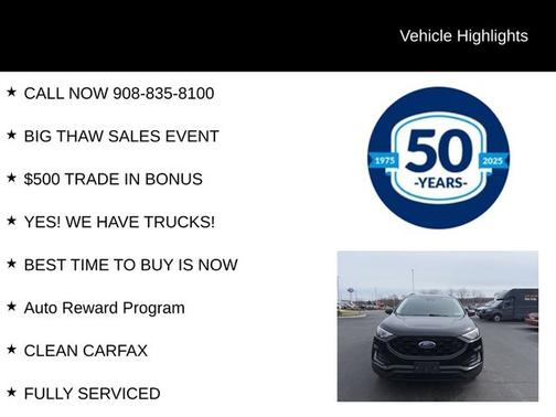 AGATE BLACK METALLIC 2022 Ford Edge SEL