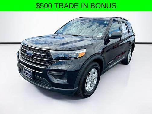 AGATE BLACK METALLIC 2023 Ford Explorer XLT