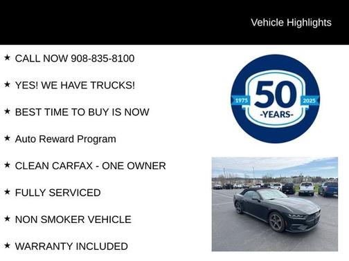 SHADOW BLACK 2024 Ford Mustang ECOBOOST PREMIUM