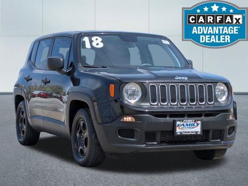 Black 2018 Jeep Renegade Sport