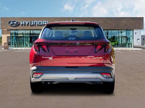 Ultimate Red 2026 Hyundai TUCSON Hybrid Blue SE