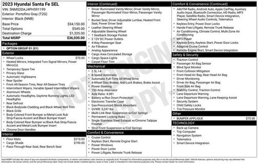 2023 Hyundai SANTA FE SEL