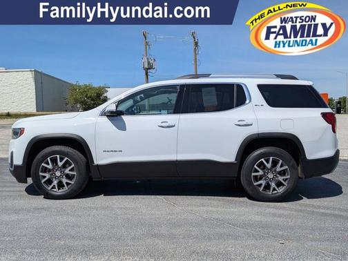 Summit White 2021 GMC Acadia SLE