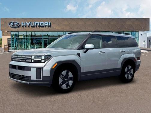 Shimmering Silver 2026 Hyundai SANTA FE HEV SEL