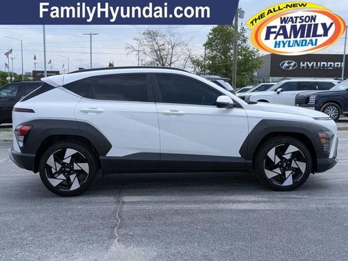 Atlas White 2024 Hyundai KONA Limited