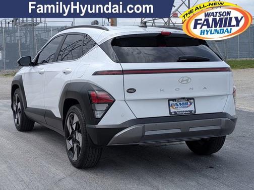 Atlas White 2024 Hyundai KONA Limited