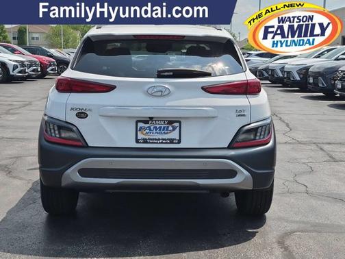 Lunar White 2023 Hyundai KONA Limited