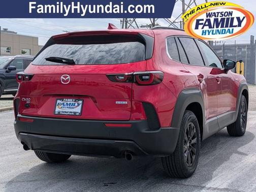 Soul Red Crystal Metallic 2025 Mazda CX-50 Hybrid Premium Package